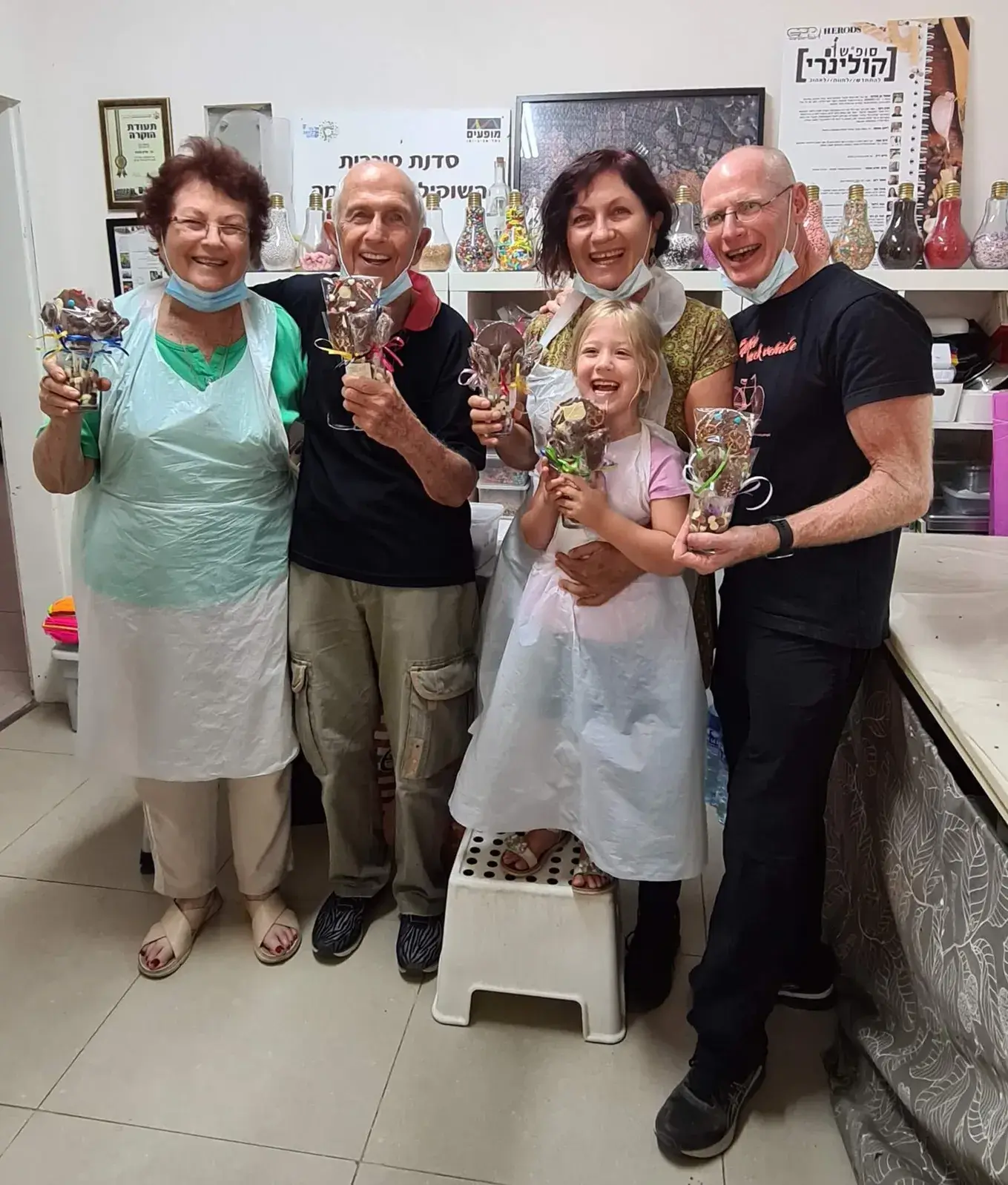 סדנת שוקולד בעינביז שוקולד - חגיגת יום הולדת יצירתית